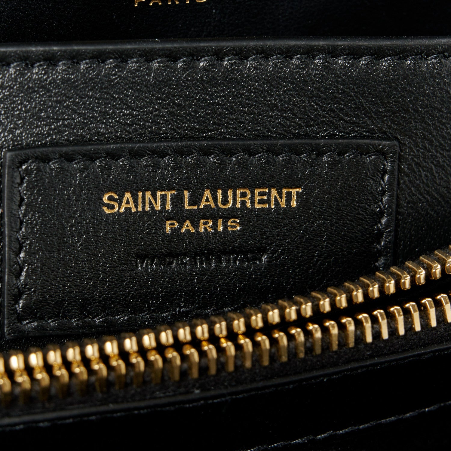 Saint Laurent Calfskin Y Quilted Monogram Small Loulou Chain Satchel Black 7 of 11