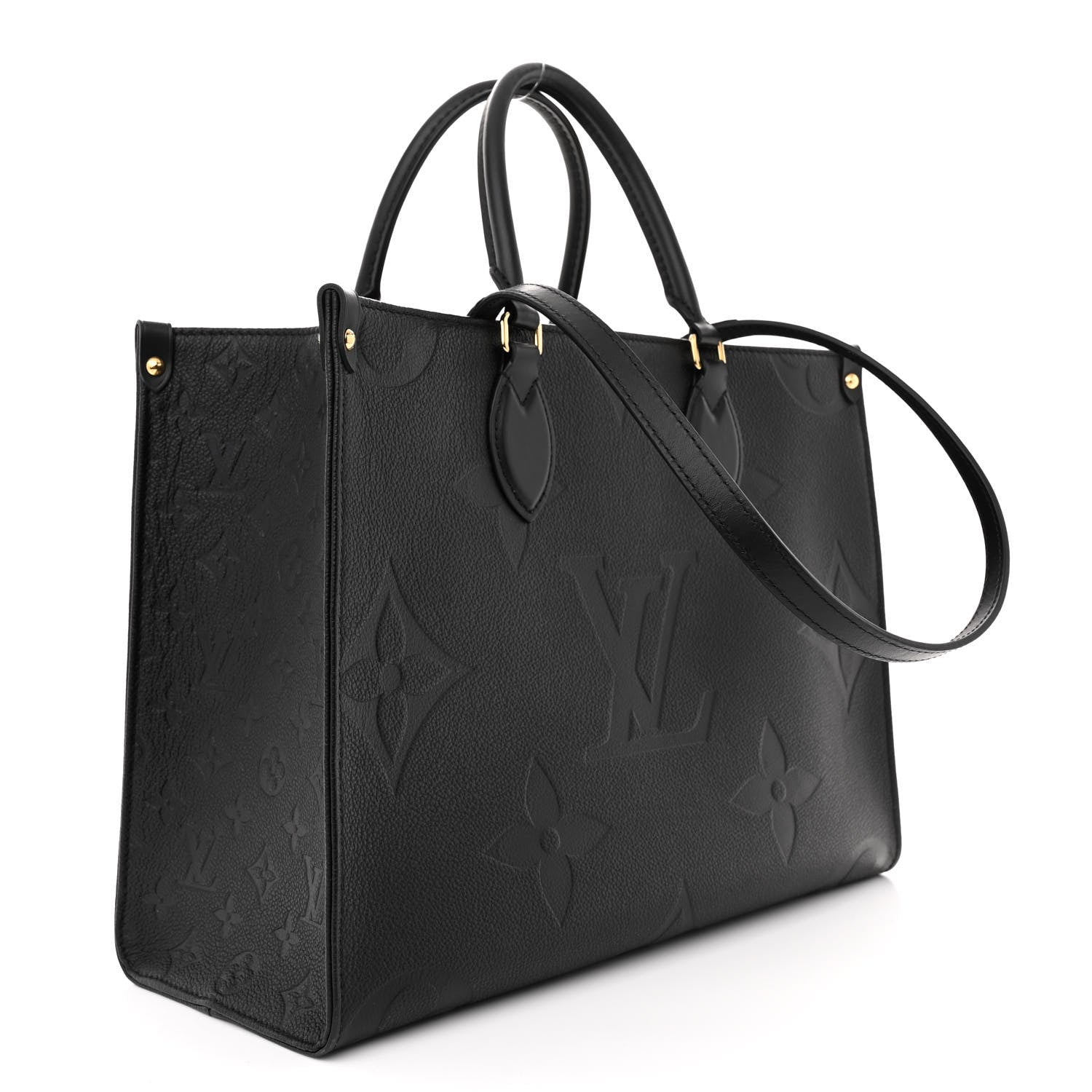 Louis Vuitton Empreinte Monogram Giant OnTheGo MM Black 3 of 11