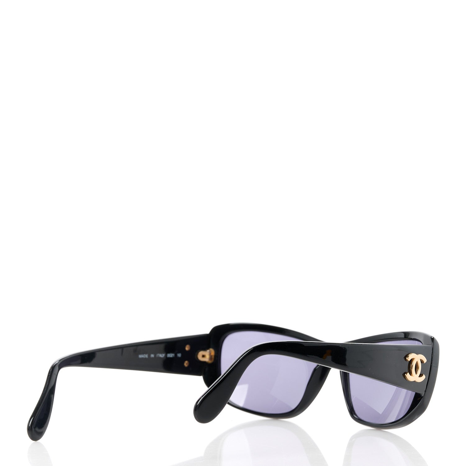 Chanel Acetate CC Sunglasses 0021 Black 4 of 7