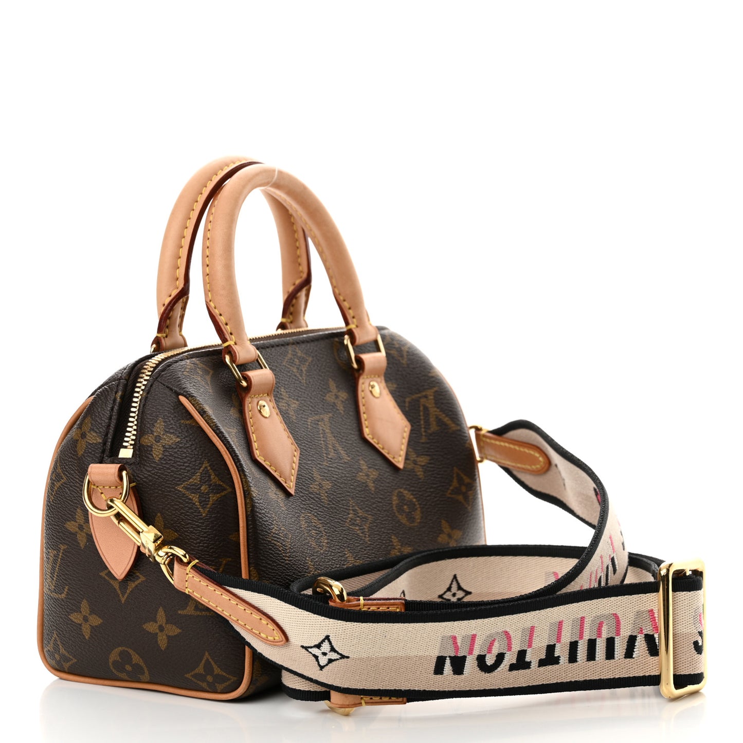 Monogram Speedy Bandouliere 20 Black