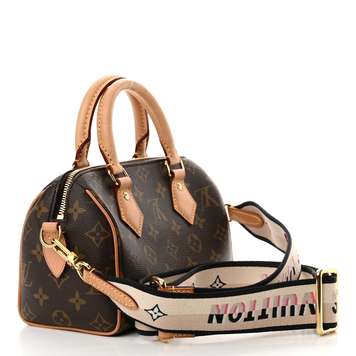 Louis Vuitton Monogram Speedy Bandouliere 20 Black 3 of 11