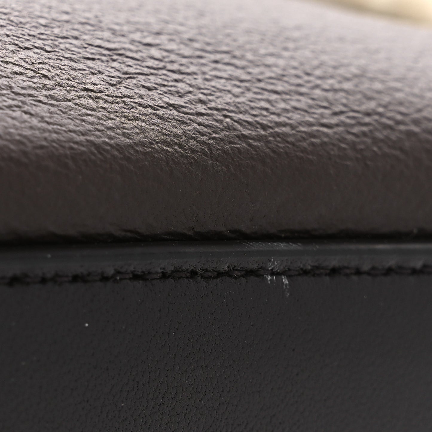 Calfskin Shearling Bang Bang Vanity Case Light Brown Teddy