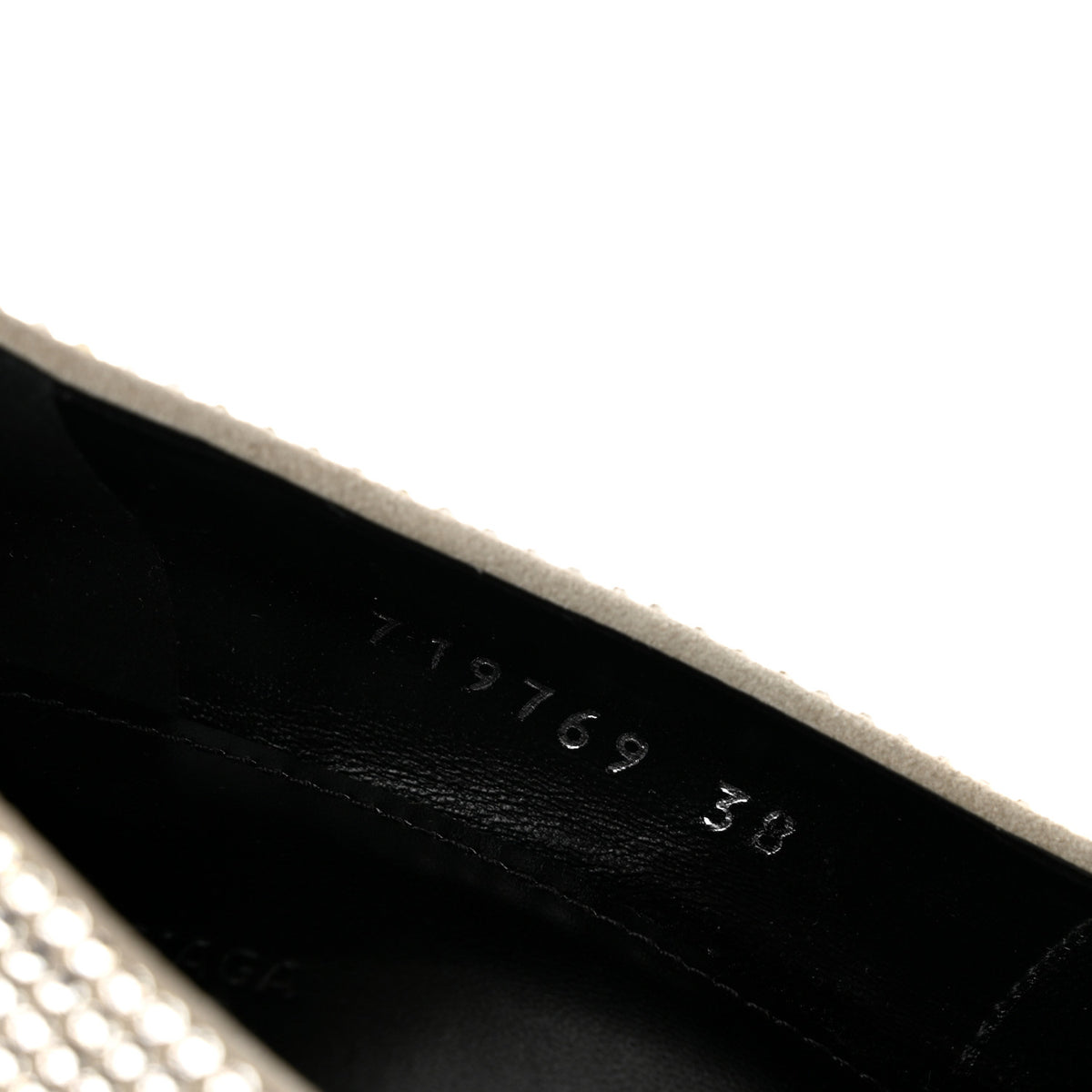 Balenciaga Strass Allover Logo Square Knife 110mm Pumps 38 Crystal Black 9 of 10