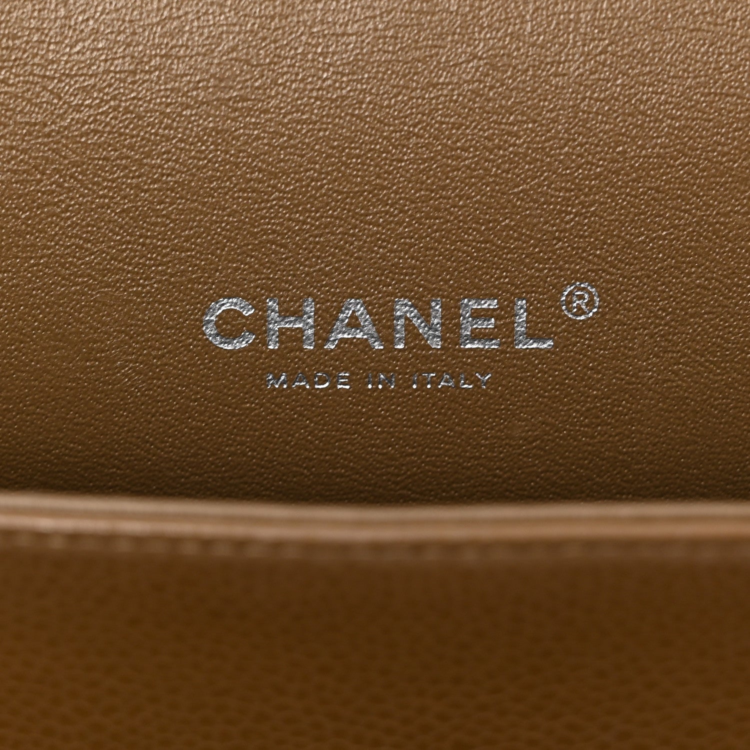 Chanel Caviar Quilted Maxi Double Flap Brown 6 of 14