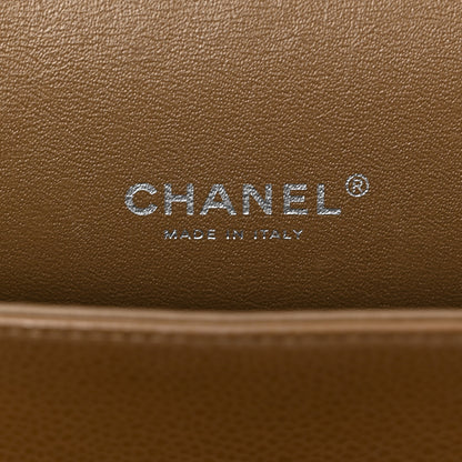 Chanel Caviar Quilted Maxi Double Flap Brown 6 of 14