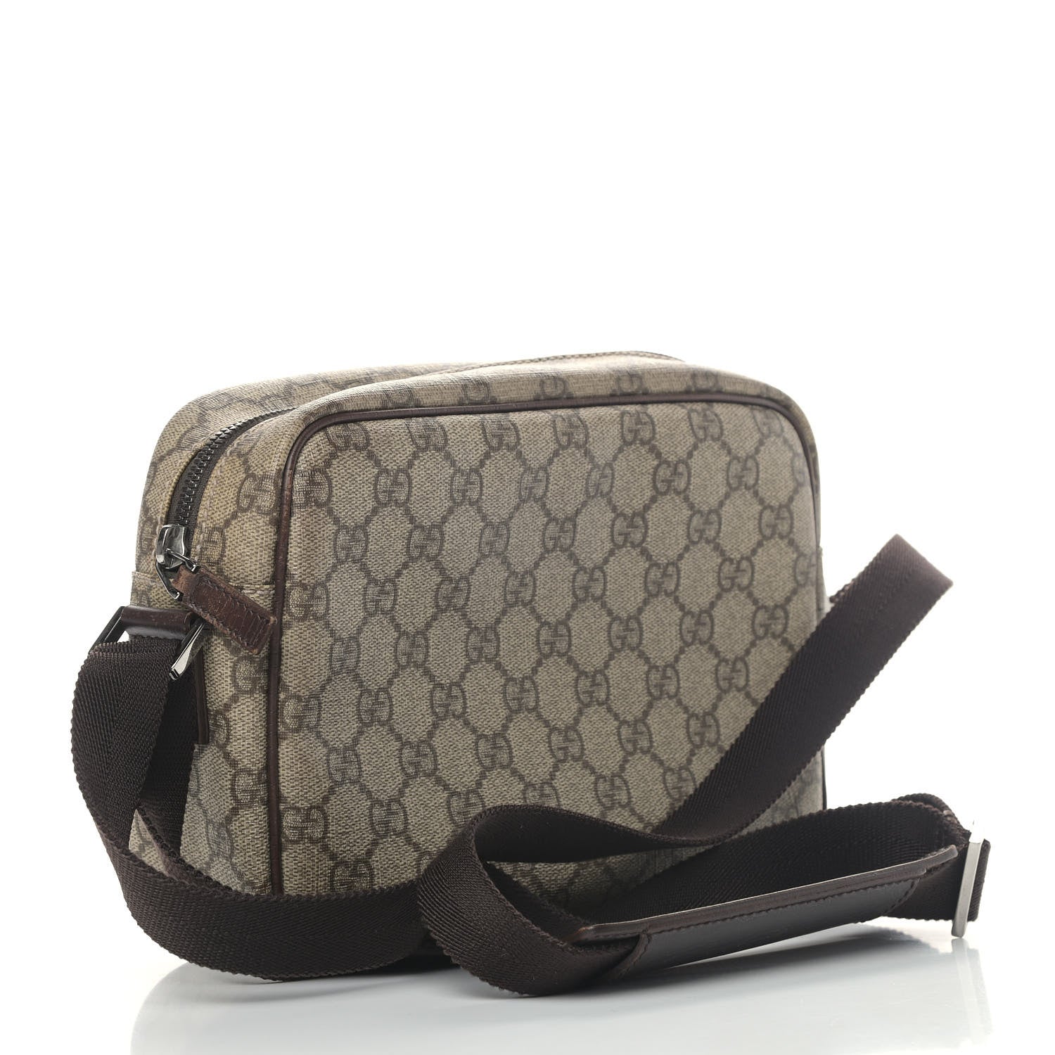 Gucci GG Plus Monogram Shoulder Bag Dark Brown 2 of 7