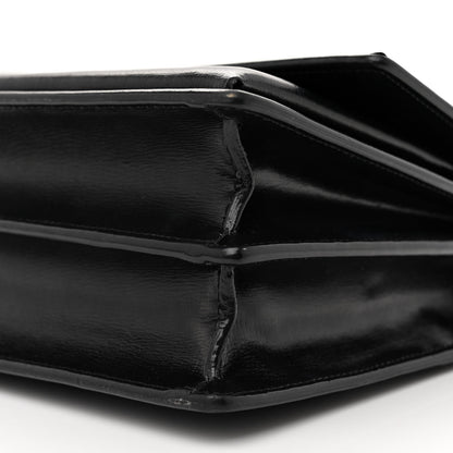 Saint Laurent Coated Bark Calfskin Medium Monogram Sunset Black 11 of 17