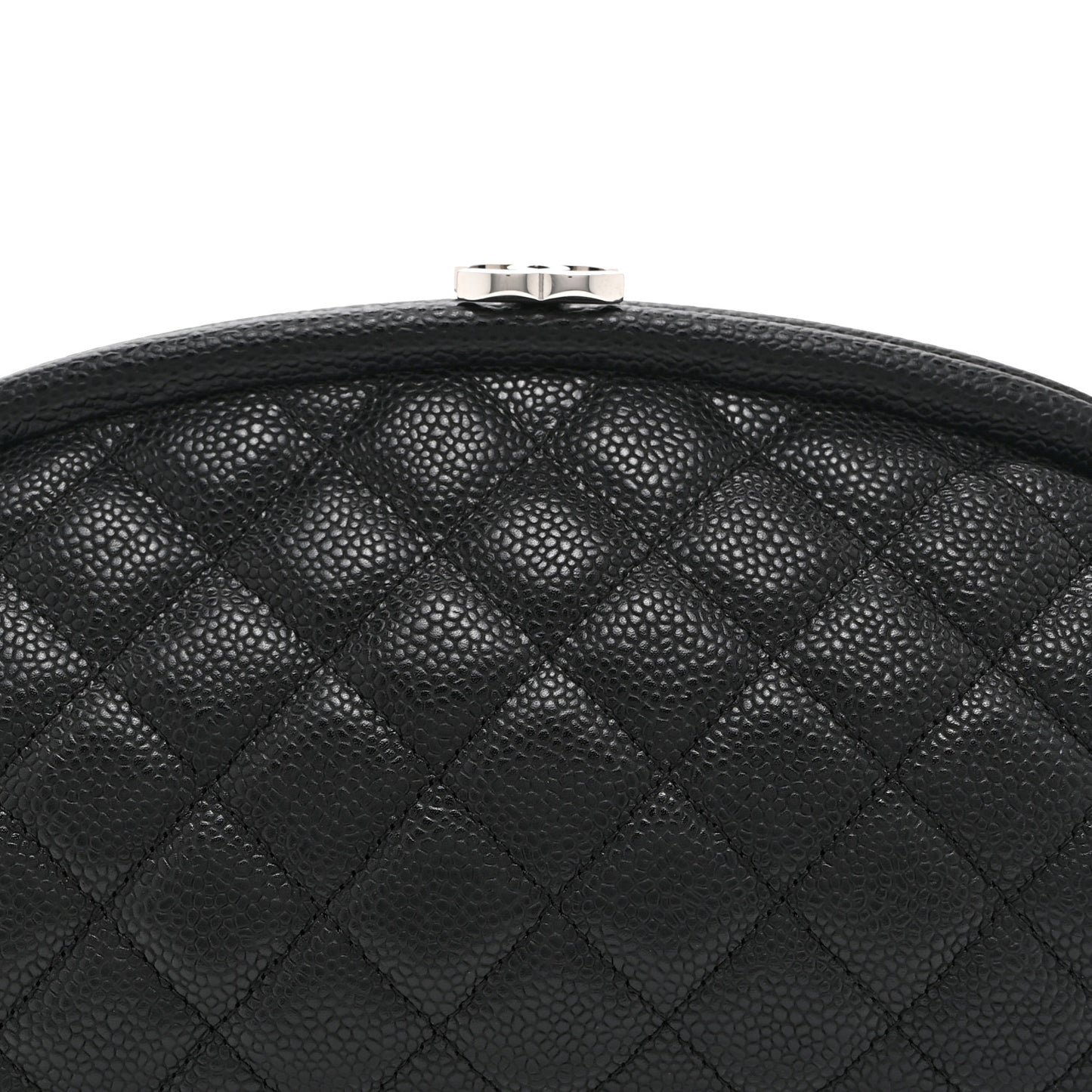 Caviar Quilted Timeless Clutch Black