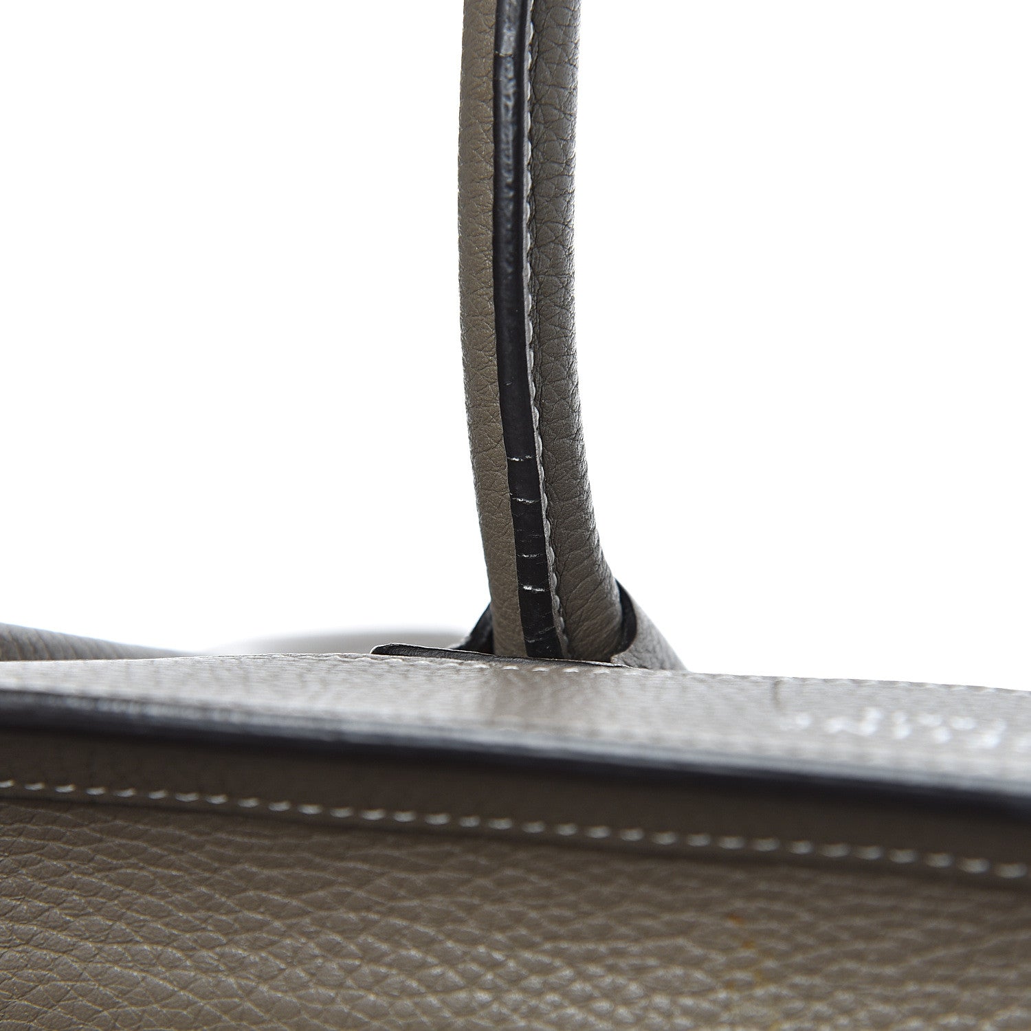Celine Drummed Calfskin Micro Luggage Souris 23 of 25