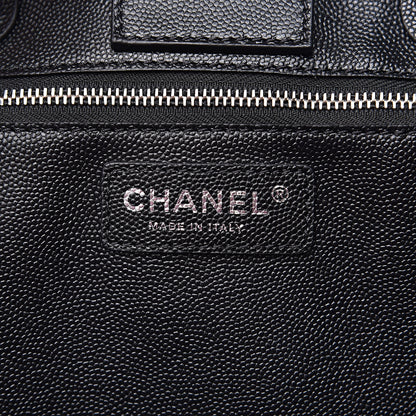 Chanel Caviar Stitched Large Shopping Tote Black 6 of 10