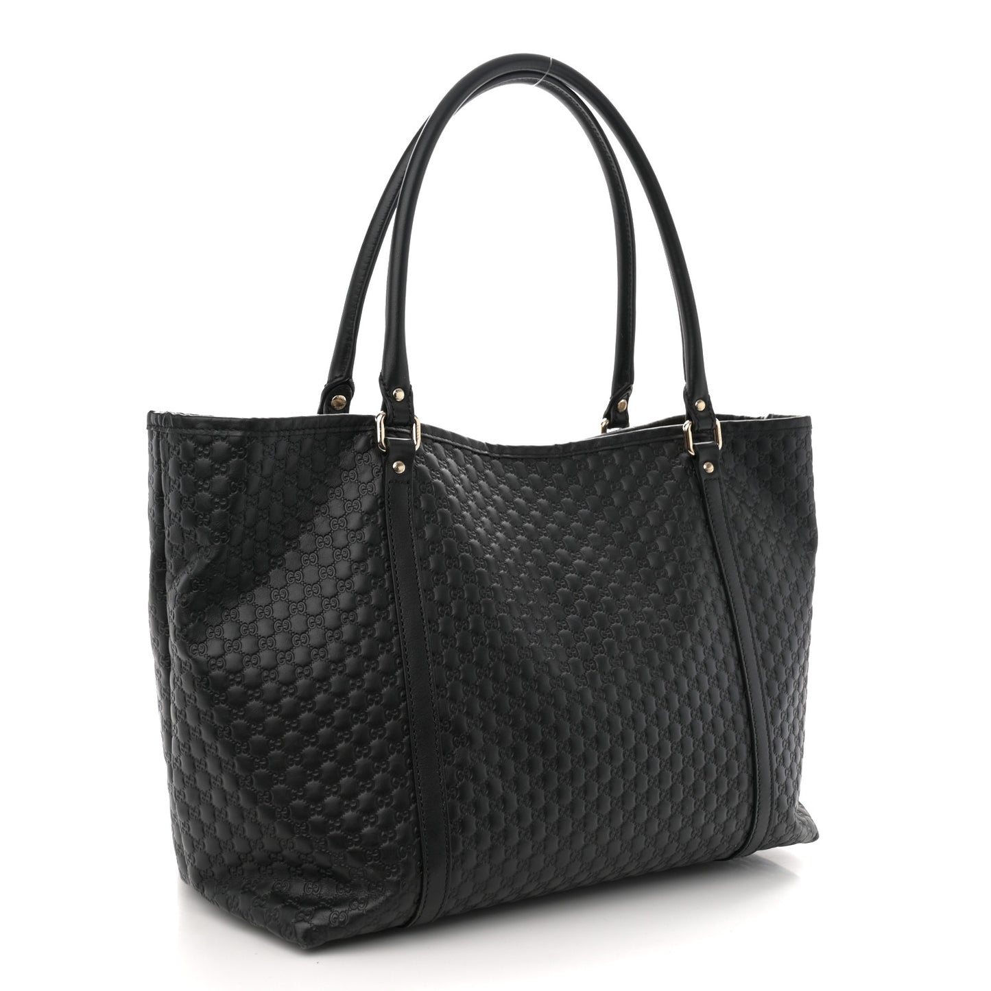 Microguccissima Medium Joy Tote Black