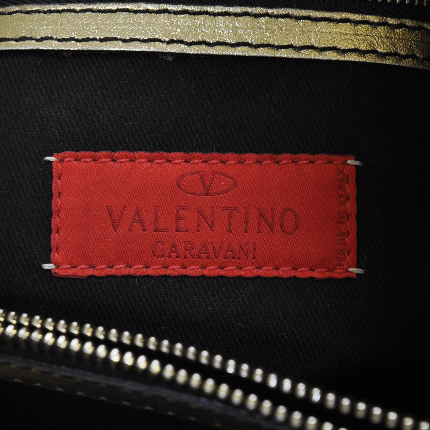 Valentino Garavani Leather Nuage Gold 7 of 9