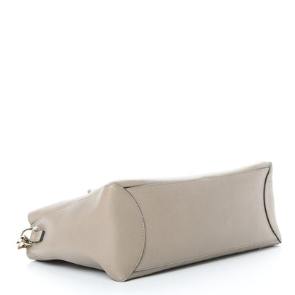 Chloe Calfskin Medium Faye Day Shoulder Bag Motty Grey 4 of 15
