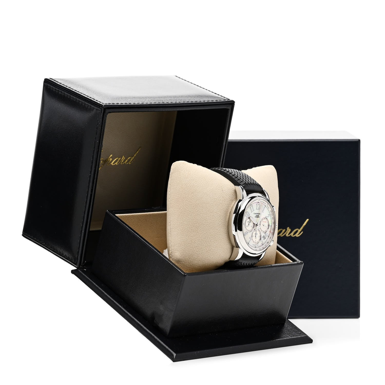 Chopard Stainless Steel Rubber Mother of Pearl 42mm 1000 Mille Miglia Chronograph Automatic Watch 5 of 5