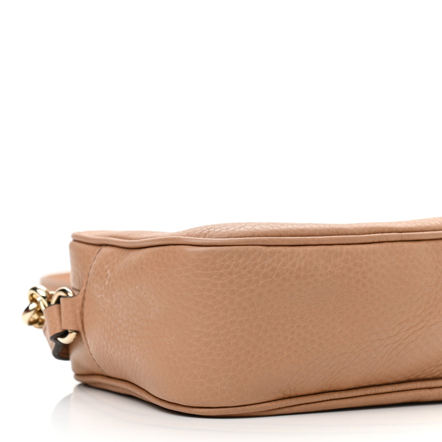 Gucci Pebbled Calfskin Small Soho Disco Bag Camelia 9 of 12