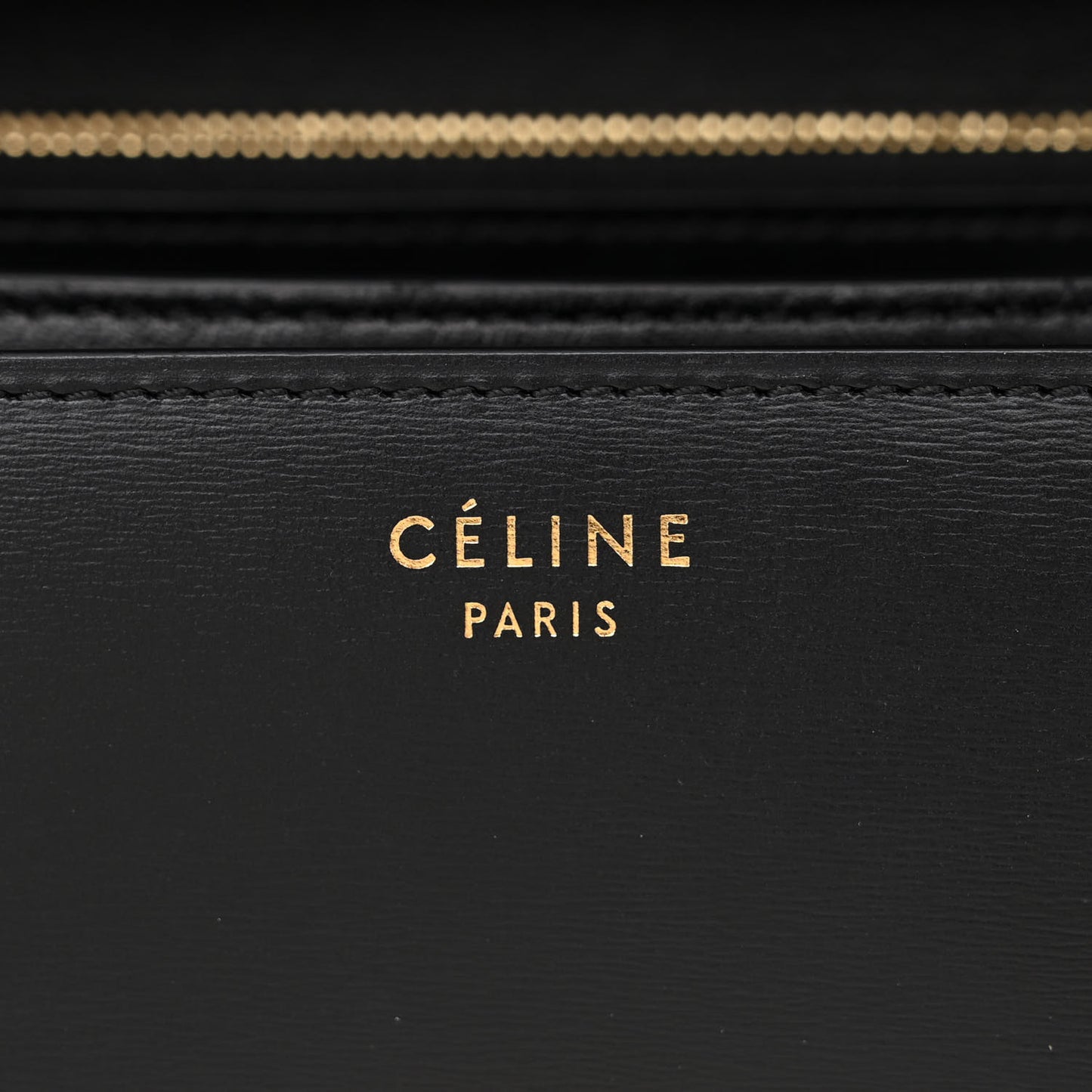 Box Calfskin Medium Classic Box Flap Bag Black
