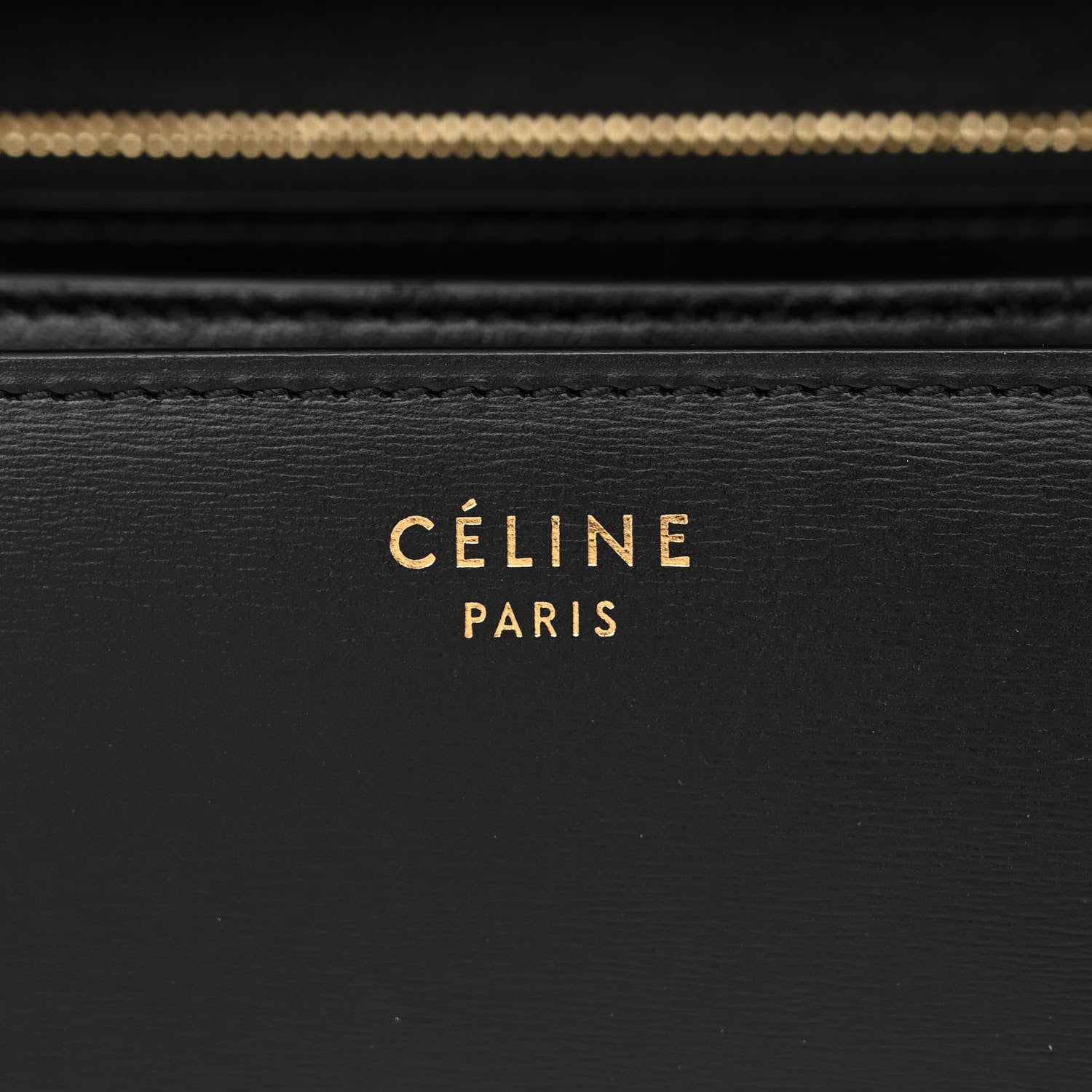 Celine Box Calfskin Medium Classic Box Flap Bag Black 6 of 13