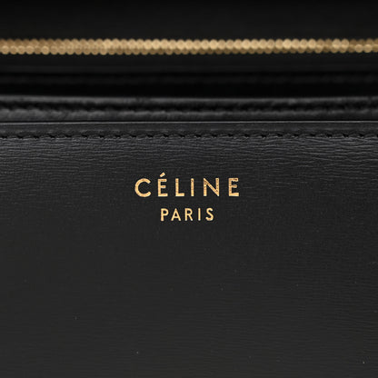 Celine Box Calfskin Medium Classic Box Flap Bag Black 6 of 13