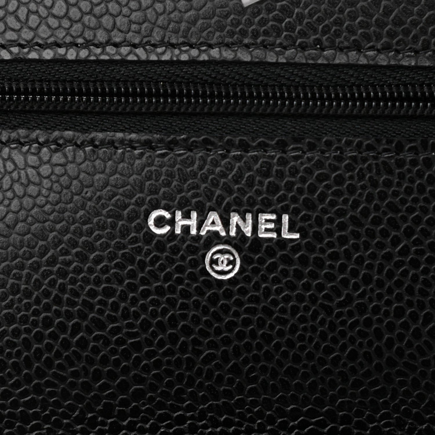 Chanel Caviar Quilted Wallet On Chain WOC Black 7 of 12