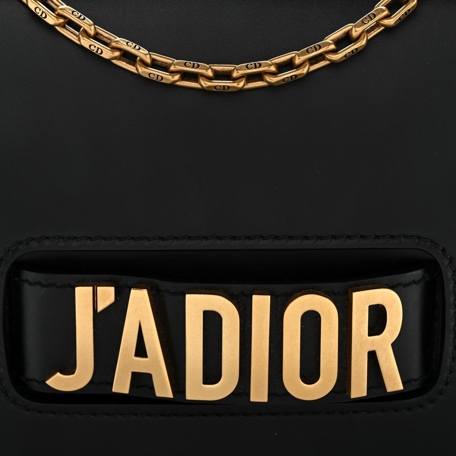Christian Dior Calfskin J'Adior Chain Flap Bag Black 7 of 9
