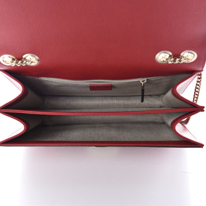 Gucci Dollar Calfskin Interlocking G Shoulder Bag Red 6 of 10