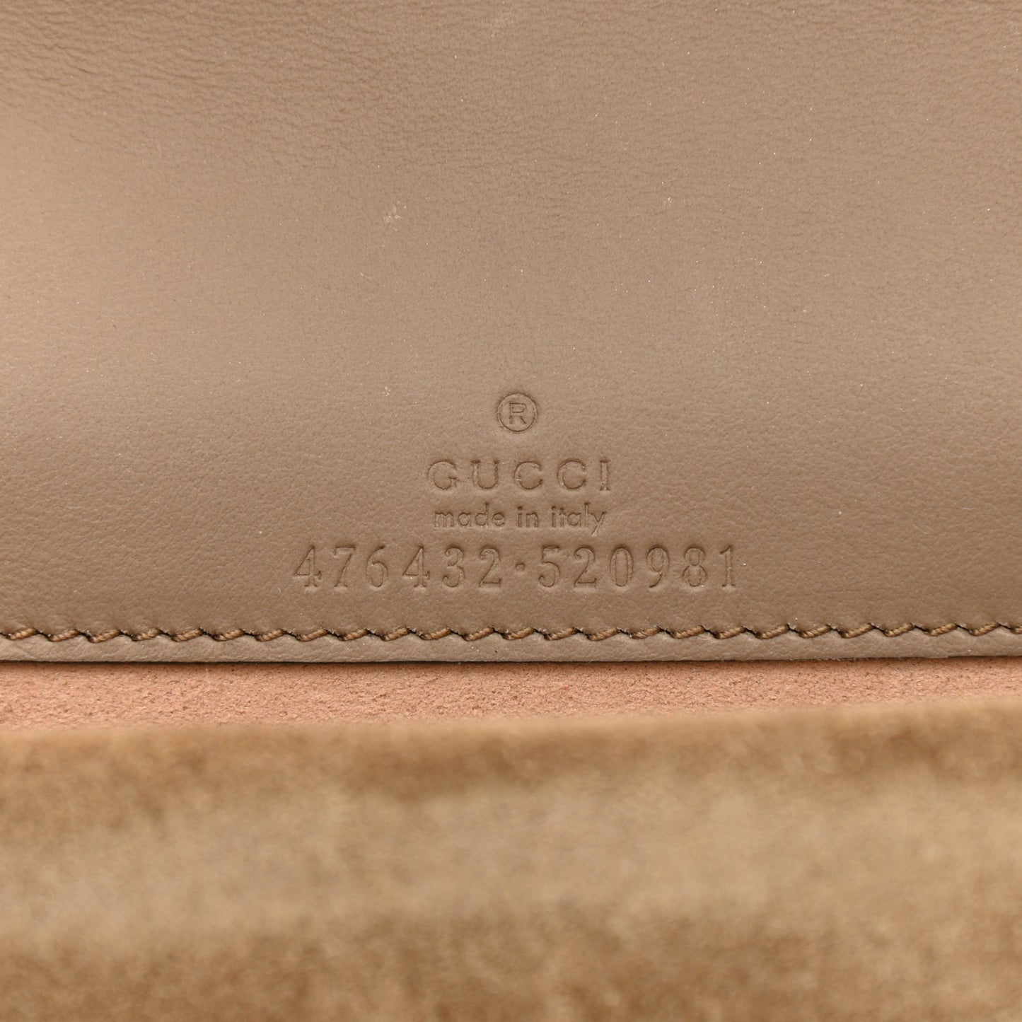 GG Supreme Monogram Super Mini Dionysus Shoulder Bag Taupe