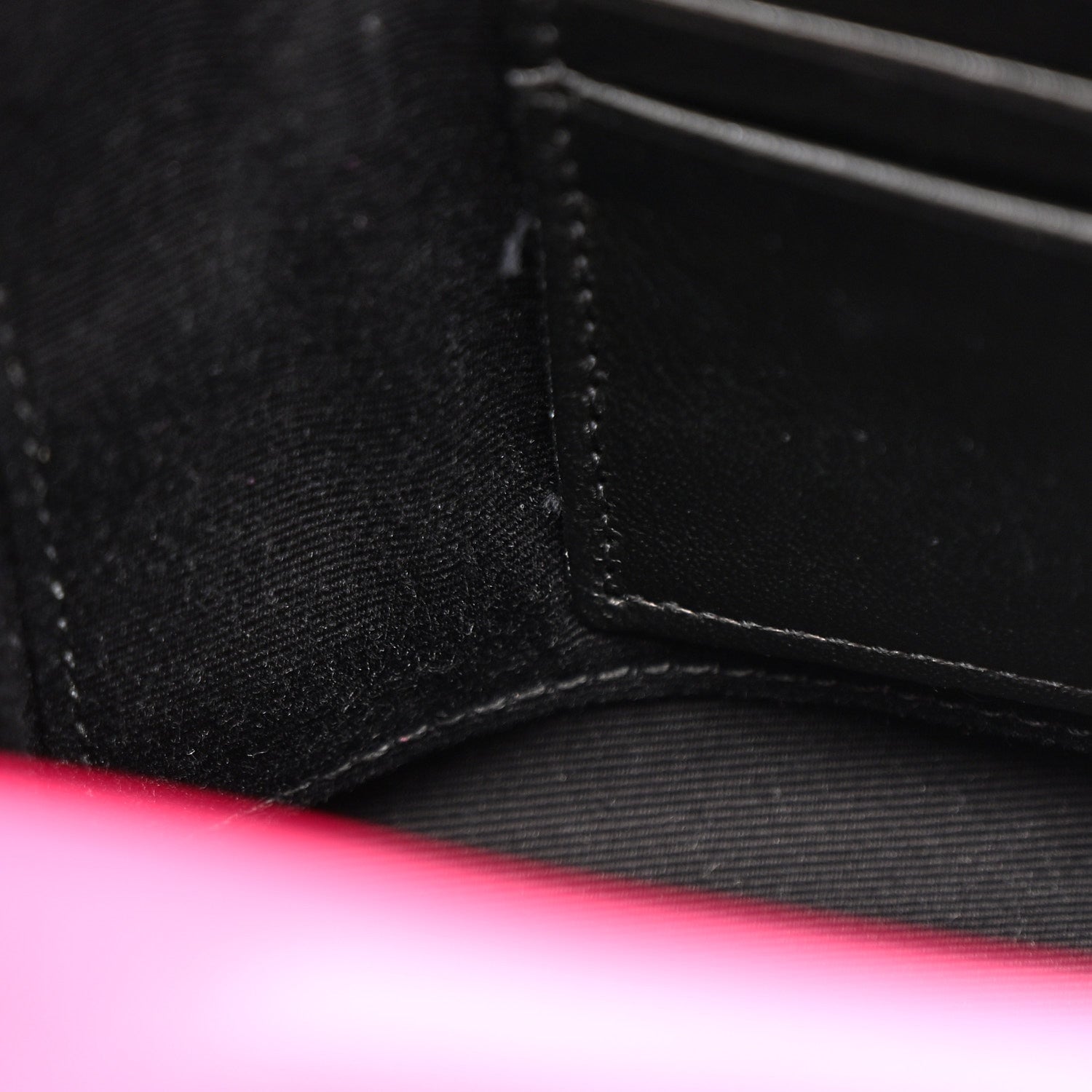 Saint Laurent Lambskin Suede Patchwork Monogram Medium Jamie Fuchsia 13 of 17