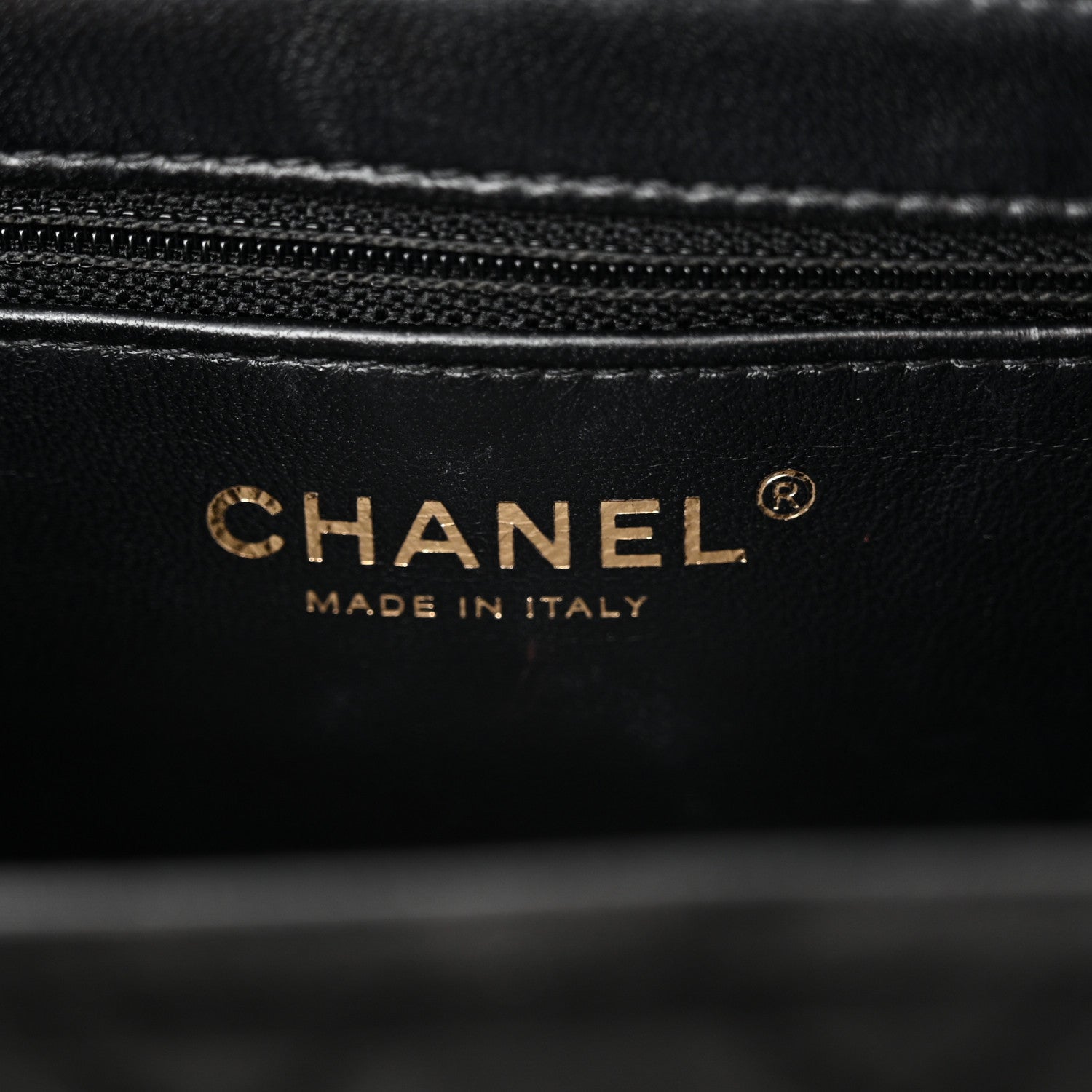 Chanel Velvet Quilted Nano Kelly Shopper Black 6 of 11