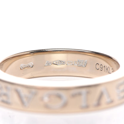 Bulgari 18K White Gold Diamond B.Zero1 Essential Band Ring 52 6 4 of 6