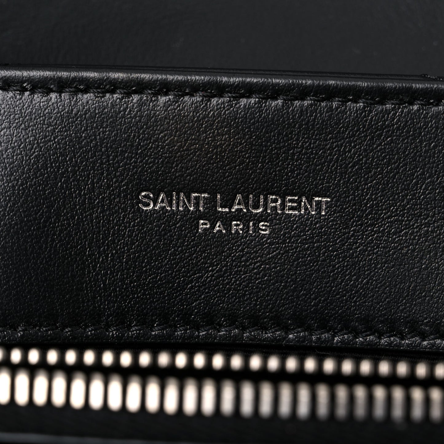 Calfskin Y Quilted Monogram Small Loulou Chain Satchel Black