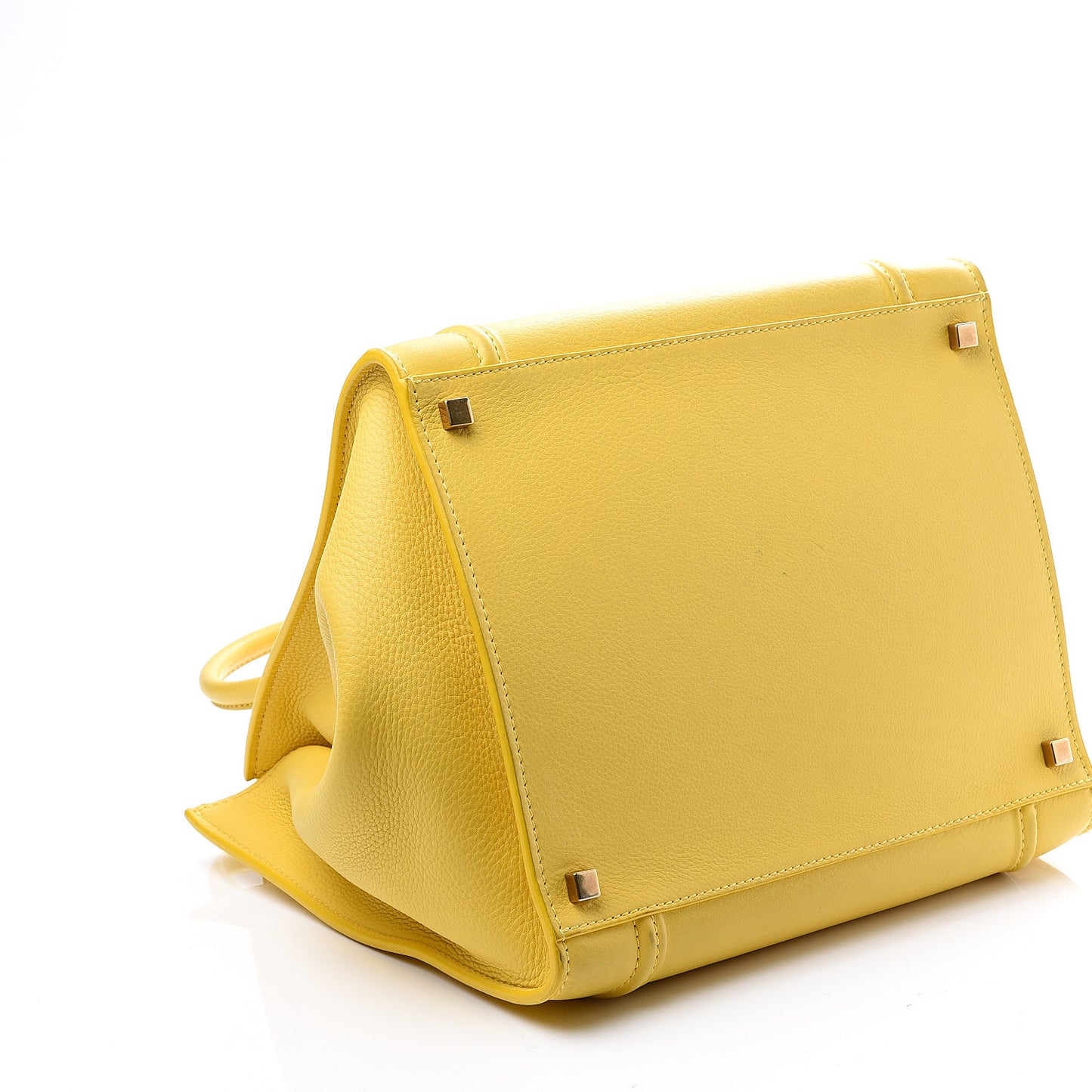 Supple Calfskin Medium Phantom Luggage Sun Yellow