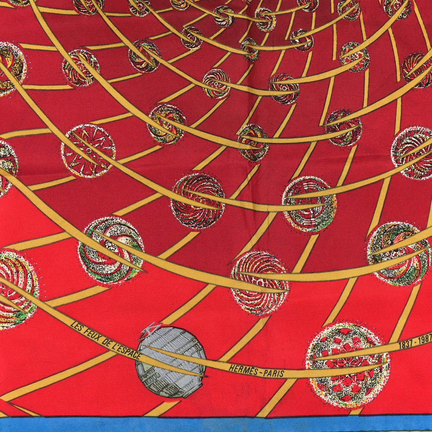 Silk Les Feux de L'Espace Scarf 90