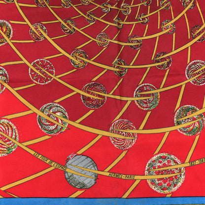 Hermes Silk Les Feux de L'Espace Scarf 90 2 of 4