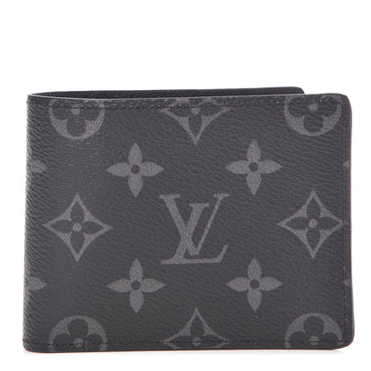 Louis Vuitton Monogram Eclipse Slender Wallet 1 of 8