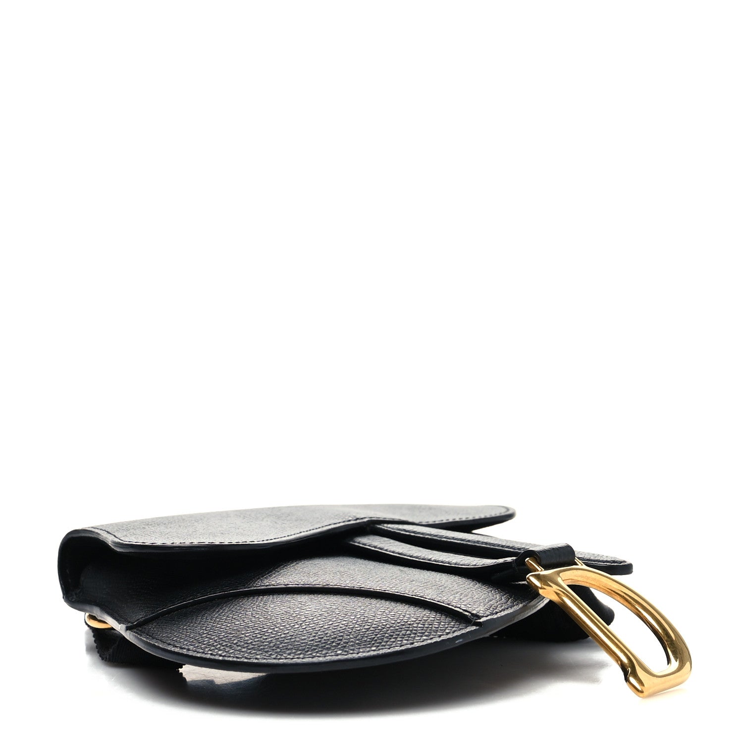 Christian Dior Calfskin Saddle Belt Bag Black 4 of 9
