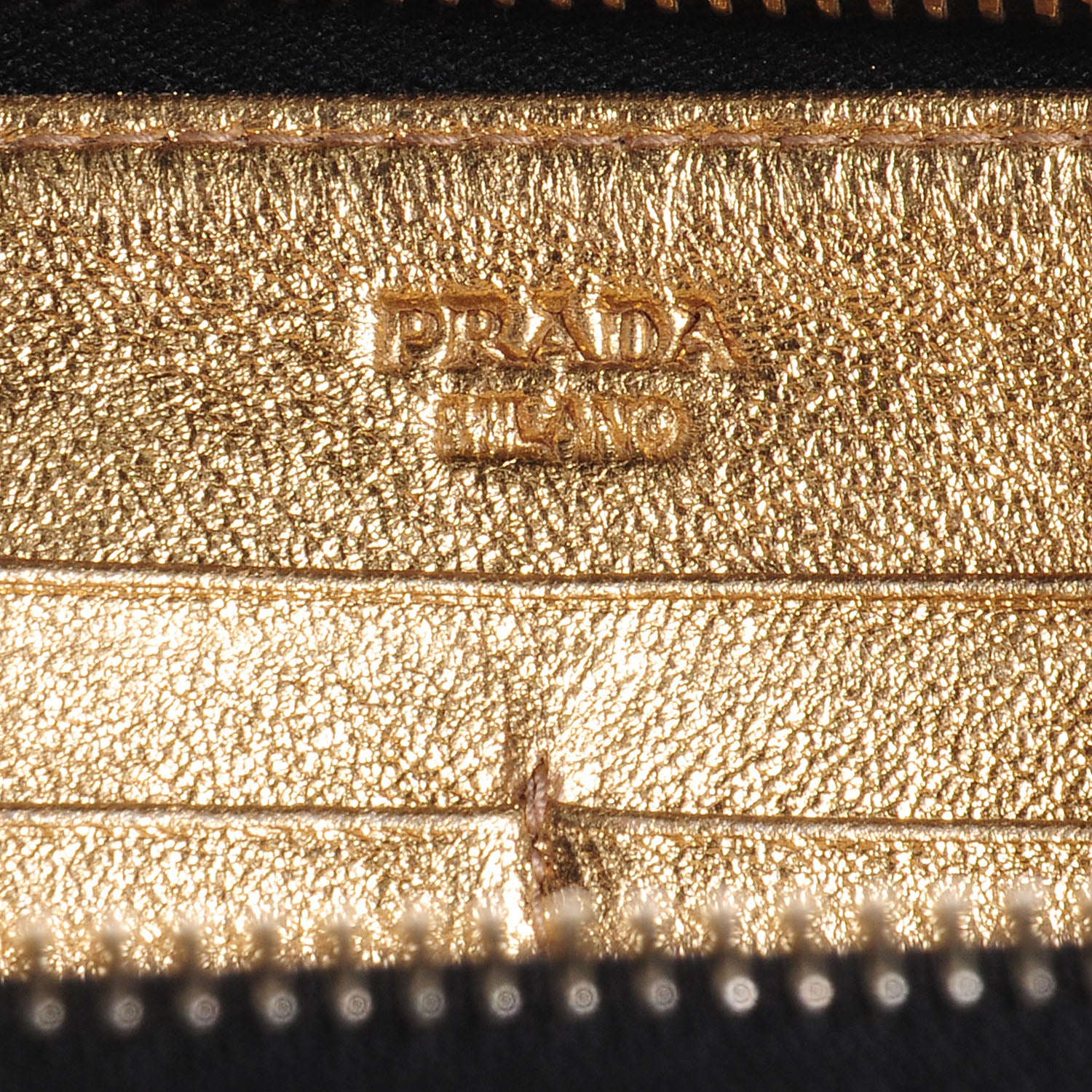 Prada Spazzolato Zip Around Wallet Nero Black 8 of 9