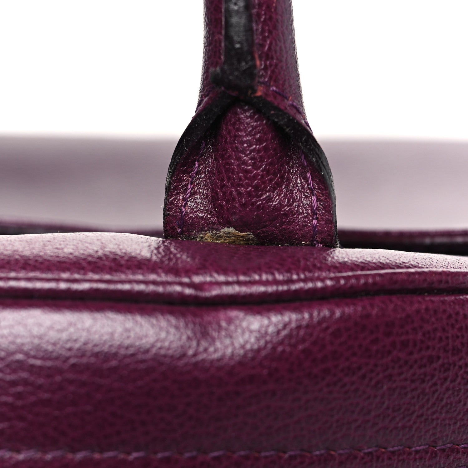 Christian Dior Calfskin Mini Saddle Bowler Purple 12 of 13