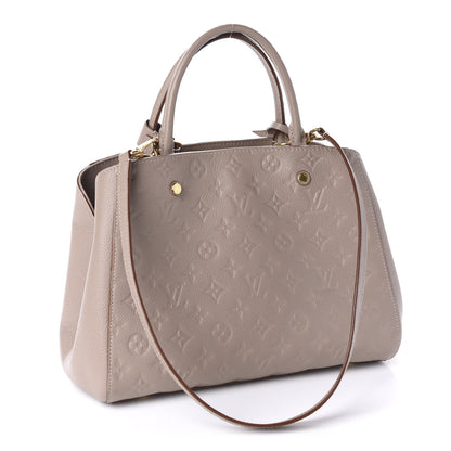Louis Vuitton Empreinte Montaigne MM Taupe Glace 3 of 12
