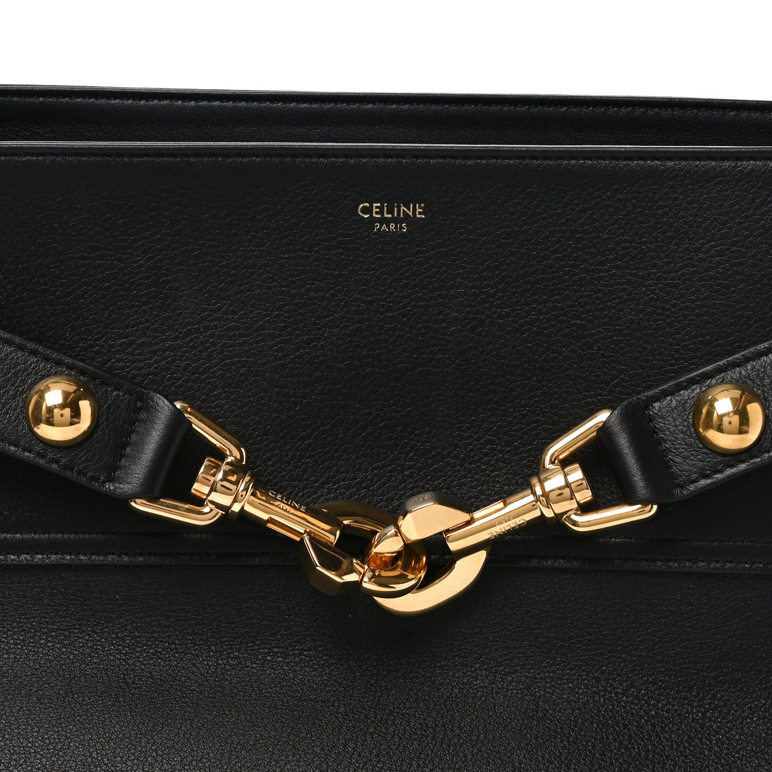 Celine Supple Calfskin Medium Annabel Black 8 of 10