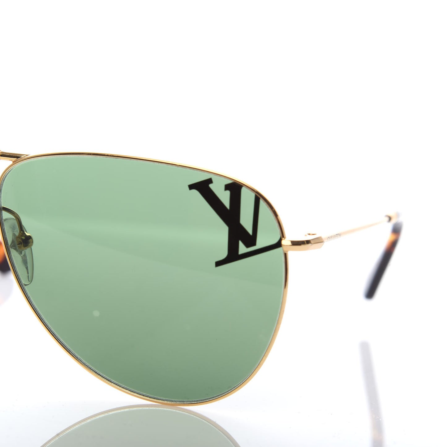 Aviator LV Sunglasses Gold