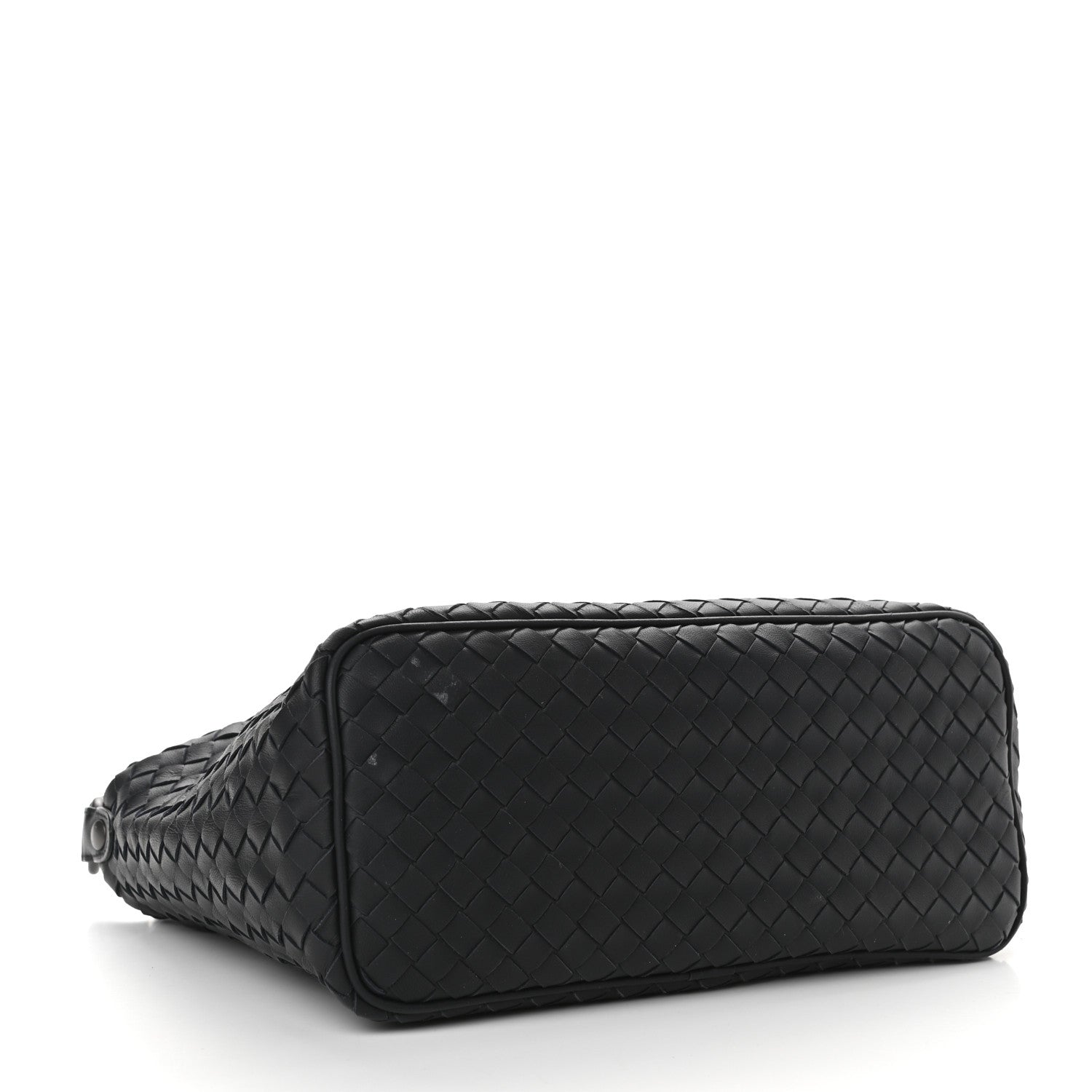 Bottega Veneta Nappa Intrecciato Small Shoulder Bag Black 3 of 8