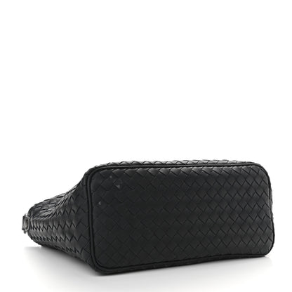 Bottega Veneta Nappa Intrecciato Small Shoulder Bag Black 3 of 8