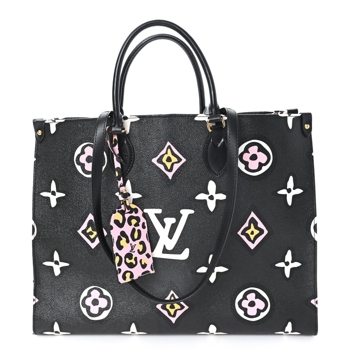 Monogram Giant Wild At Heart Onthego GM Black
