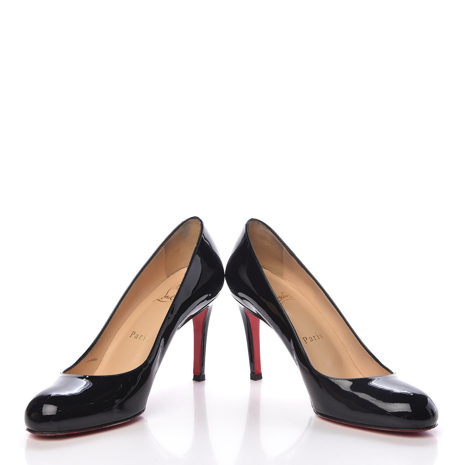Christian Louboutin Patent Simple 85 Pumps 35 Black 6 of 14