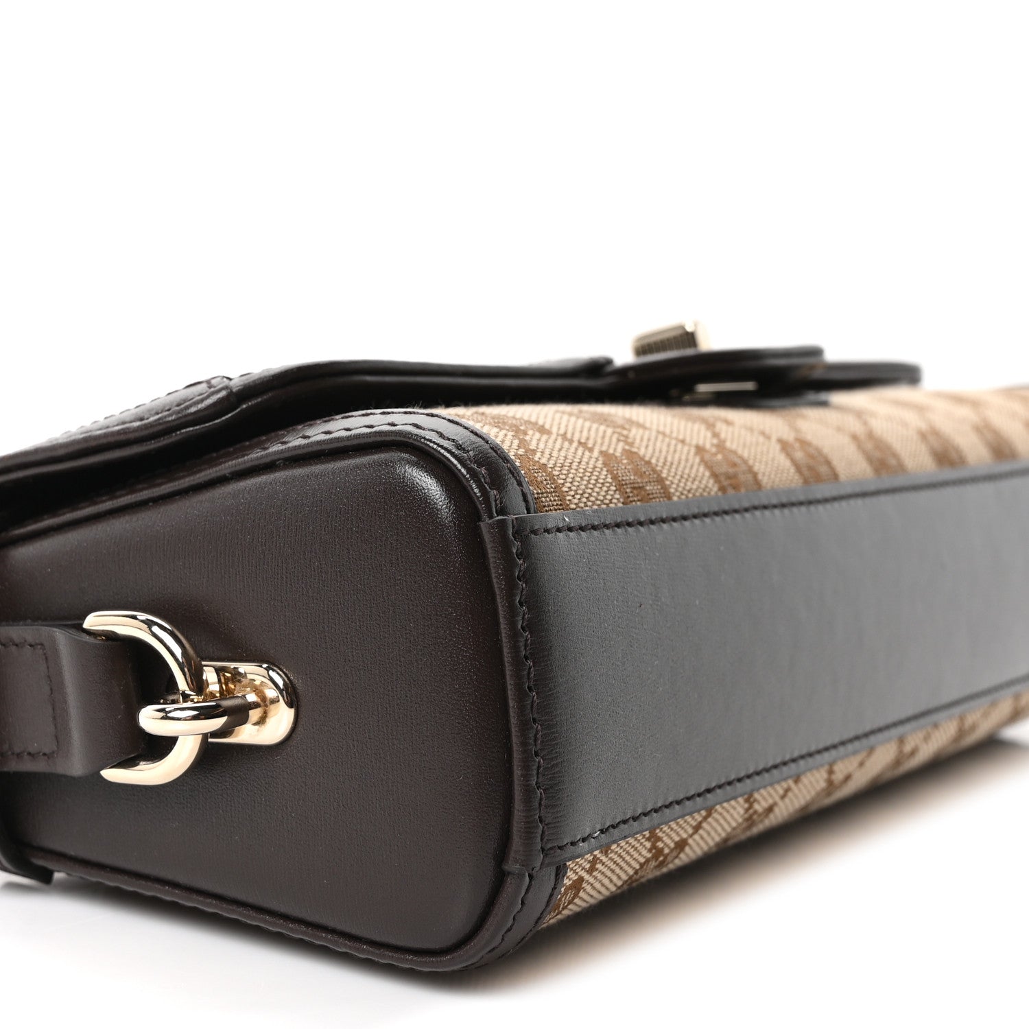 Gucci GG Monogram Small Luce Shoulder Bag Beige Ebony 9 of 10