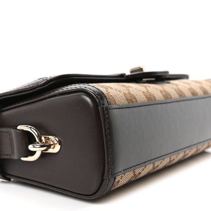 Gucci GG Monogram Small Luce Shoulder Bag Beige Ebony 9 of 10