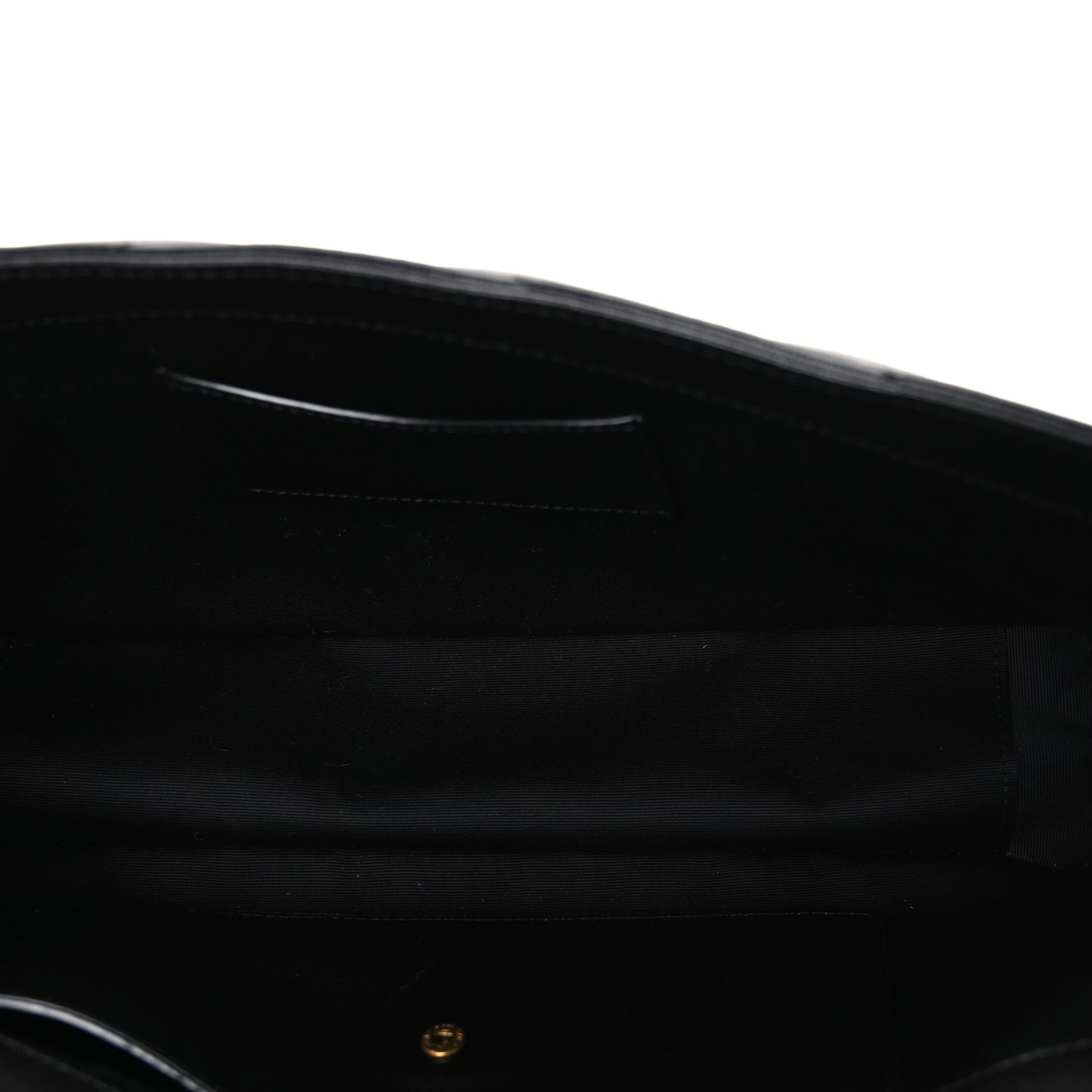 Lambskin Chevron Quilted Medium Loulou Black