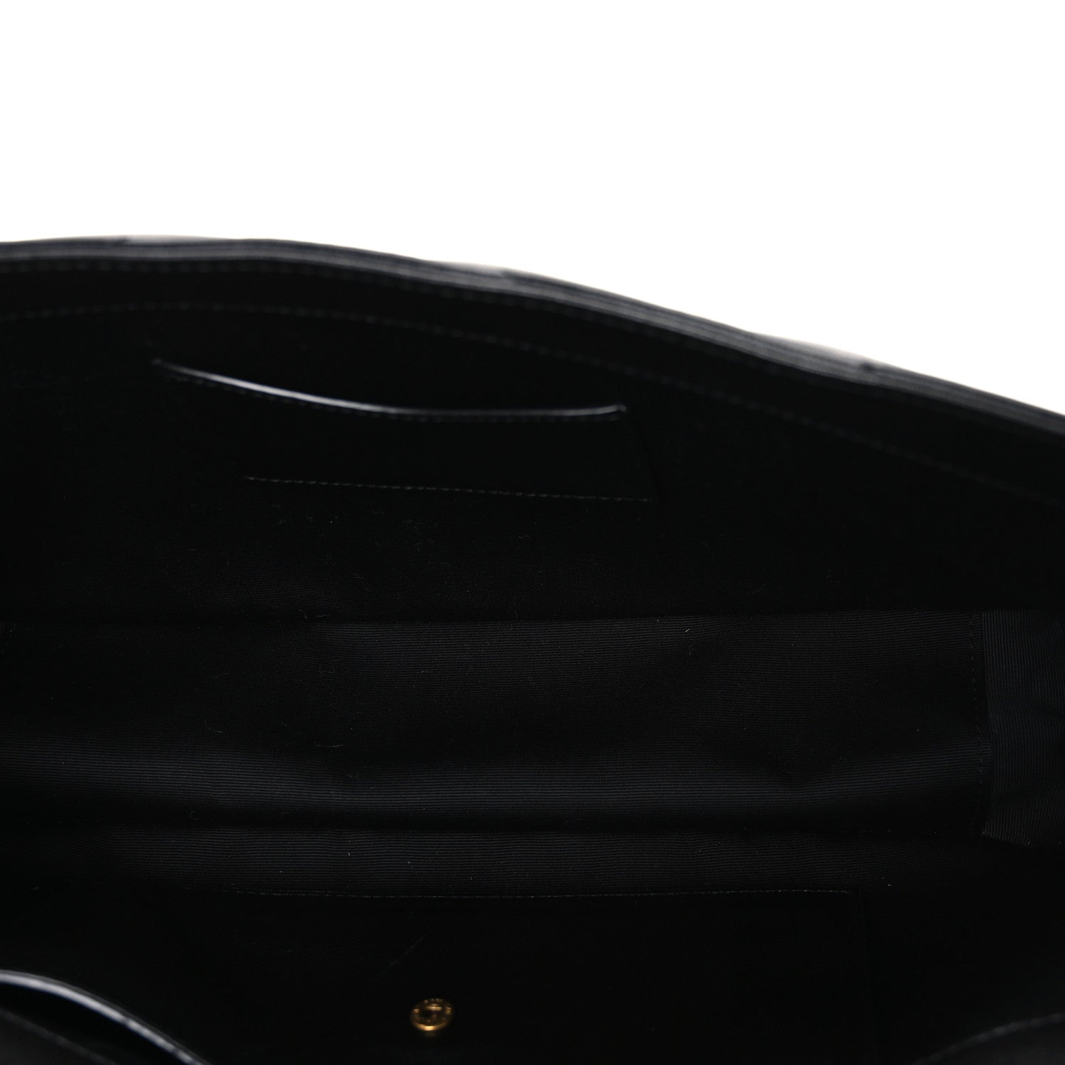 Saint Laurent Lambskin Chevron Quilted Medium Loulou Black 6 of 11