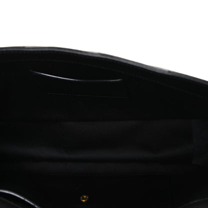 Saint Laurent Lambskin Chevron Quilted Medium Loulou Black 6 of 11