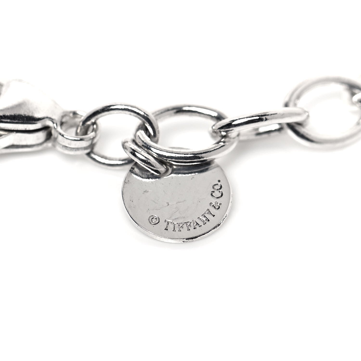 Tiffany Sterling Silver Infinity Chain Bracelet 5 of 5